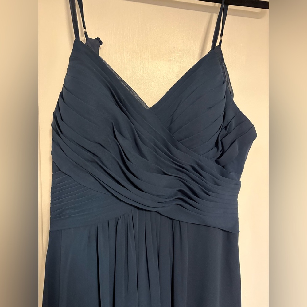 Azazie Dark Navy Haleigh Dress